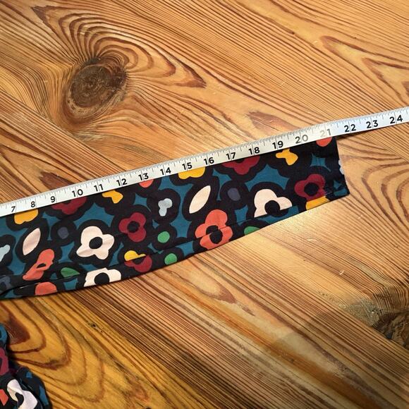 Hanna Andersson Elizabeth Playdress Girls Sz 12 Navy Floral Long Sleeves EUC - Picture 12 of 13